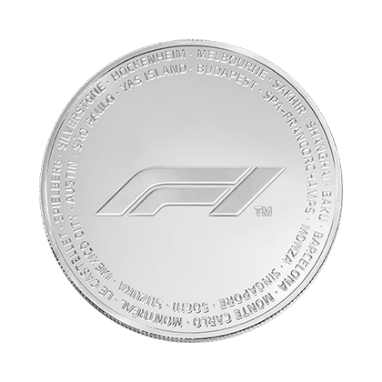 Formula 1 Silver Coin
